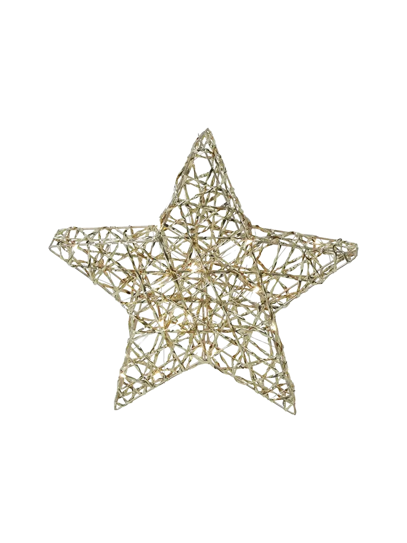 LED-Drahtstern "Dany" Gold