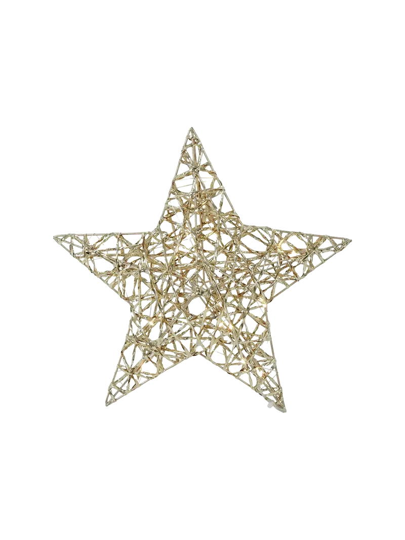 LED-Drahtstern "Dami" Gold