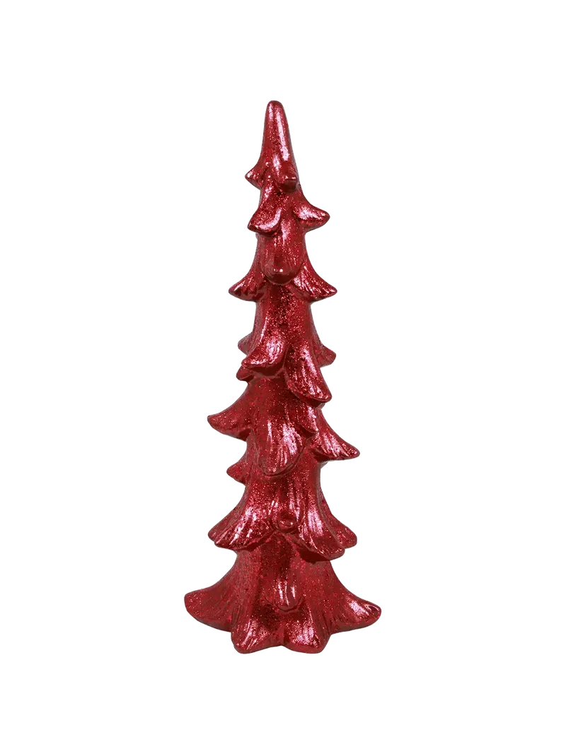 Deko-Weihnachtsbaum "Floris" Kirschrot