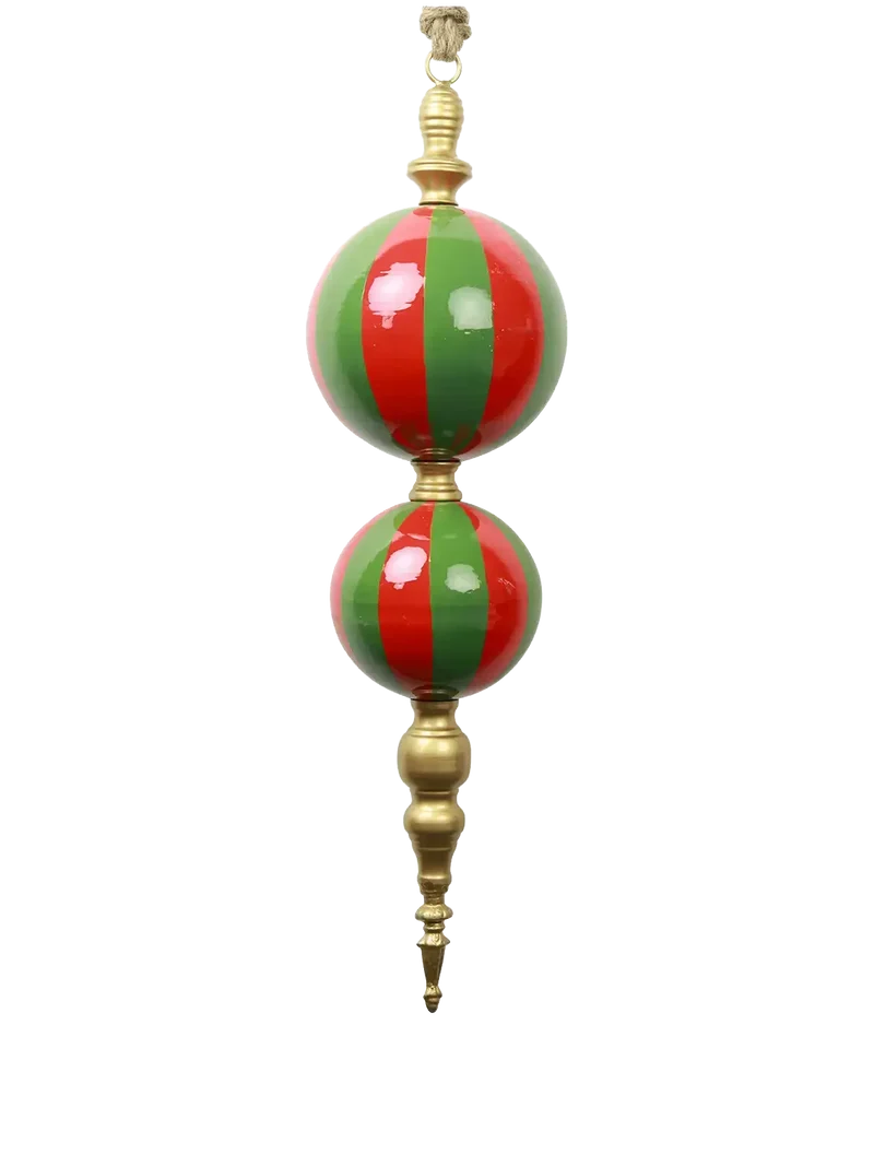 Weihnachtshänger Girlande "Clara" Rot/Gold