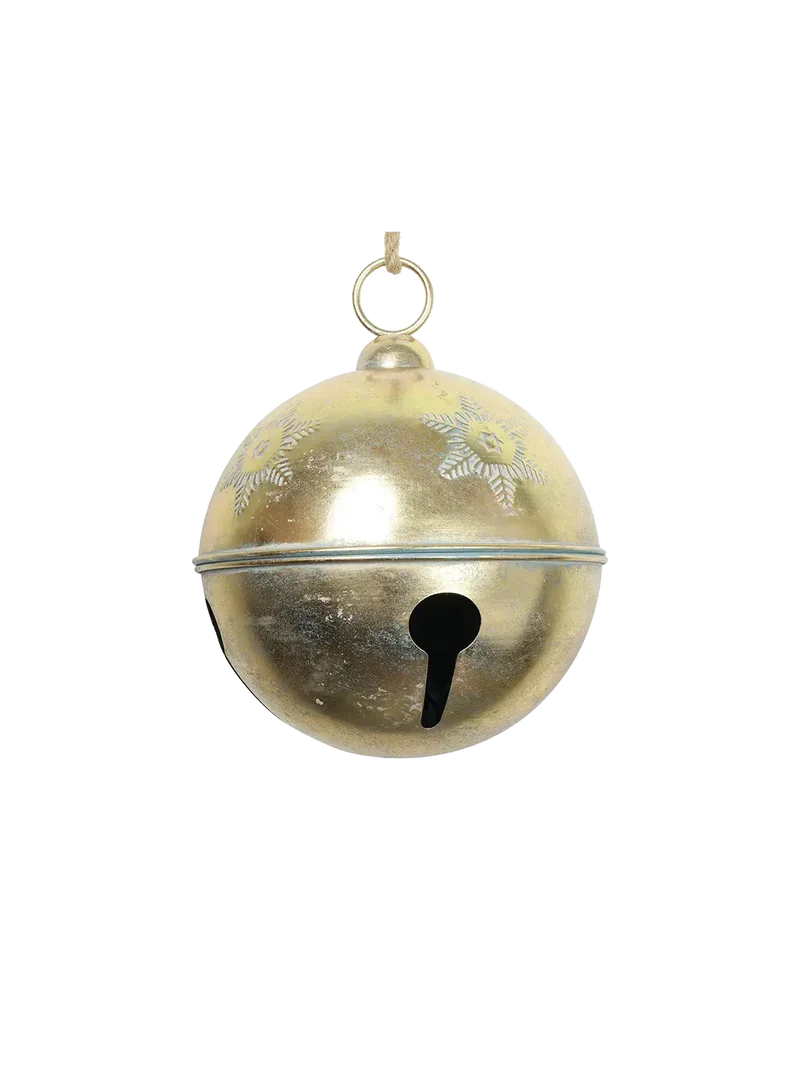 Weihnachtshänger Kugel "Asher" Gold