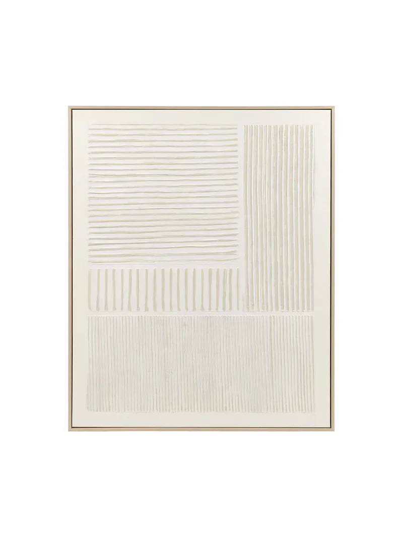 Blanche Wandobjekt – Weiß, 80 × 100 cm