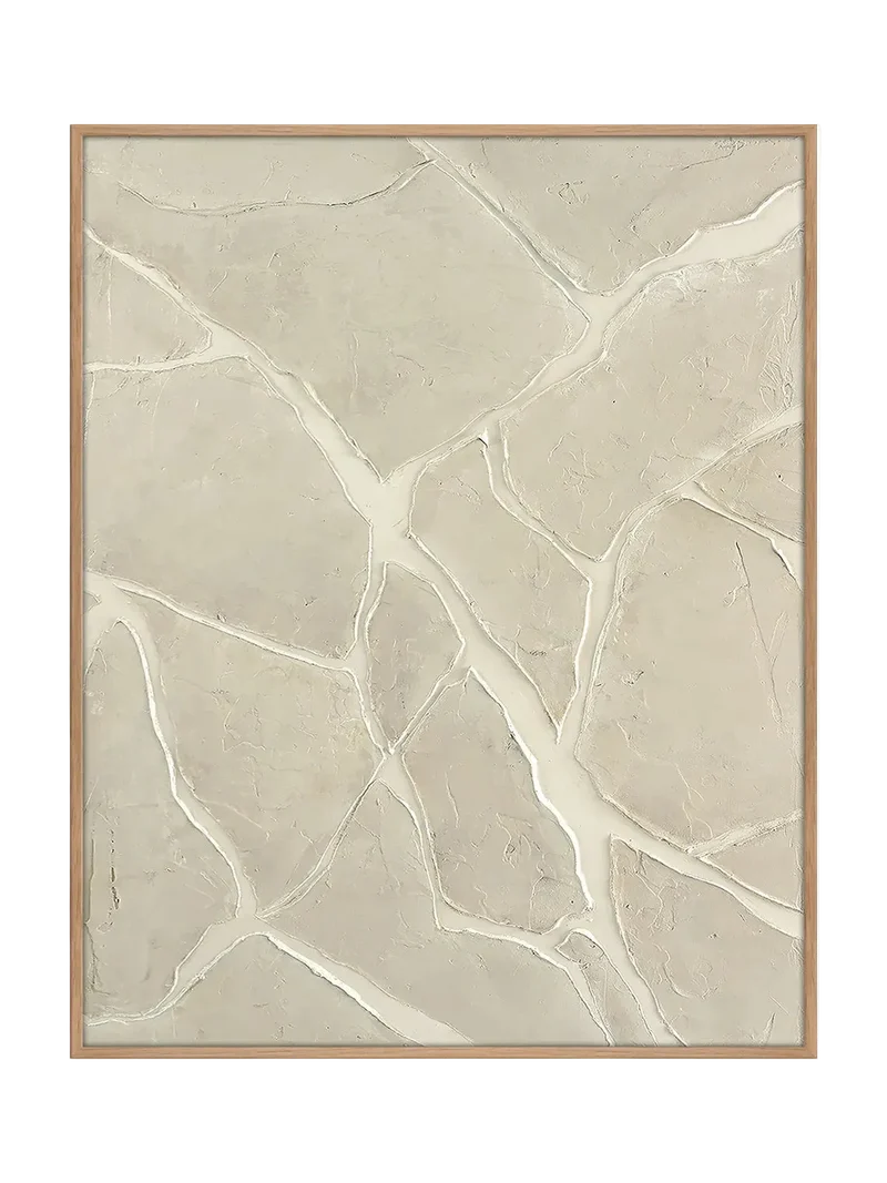 Wandbild White Trace | Nordic Art