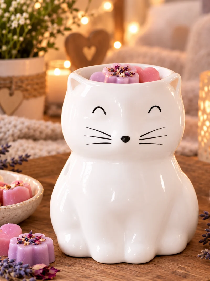 Fröhliche Katze Duftlampe
