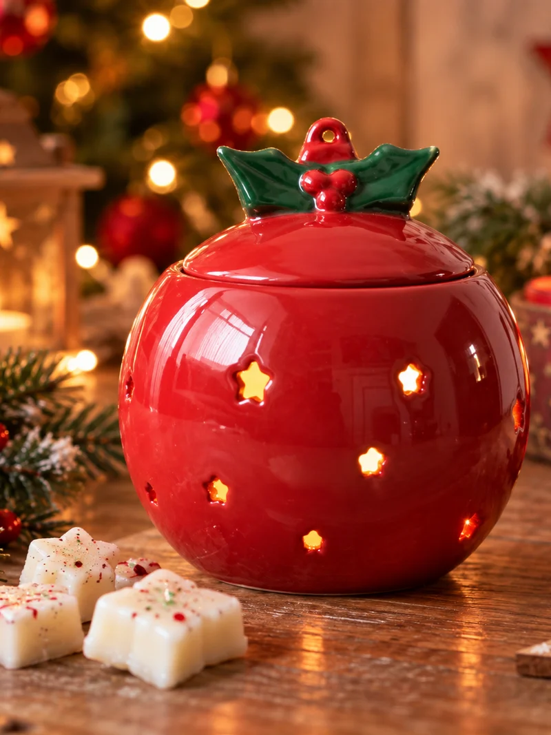 Roter Weihnachtsapfel Duftlampe