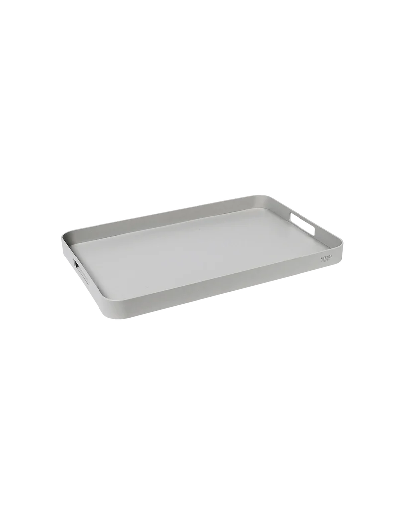 Tablett 60x40x4,5 cm Aluminium greige