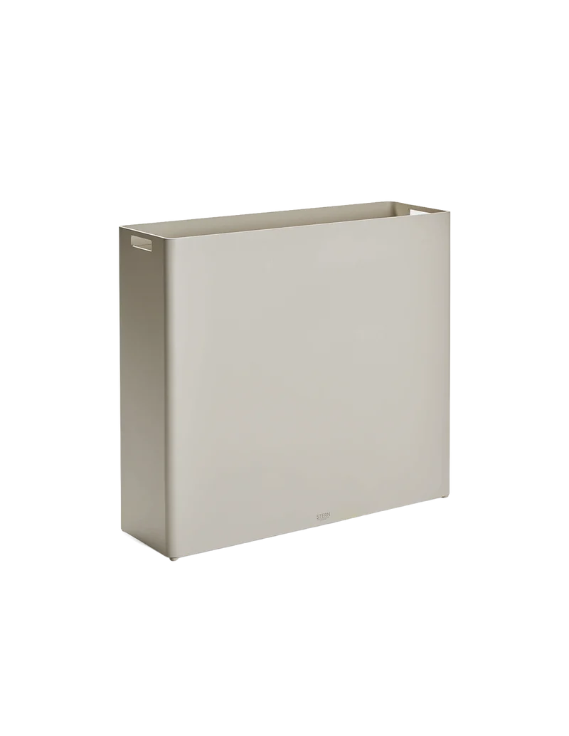 Pflanzgefäß 80x25x70 cm Aluminium greige