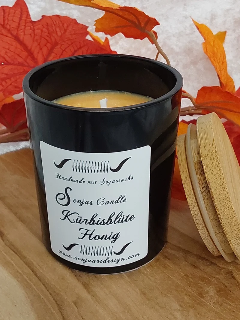Duftkerze Kürbisblüte Honig