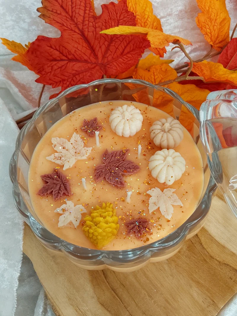 Kürbiskuchen-Kürbis Duftkerze