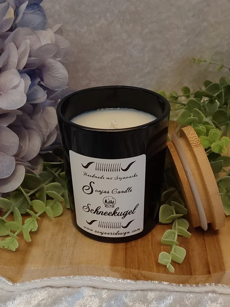 Duftkerze Schneekugel