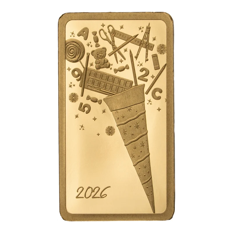 Goldbarren Schultüte