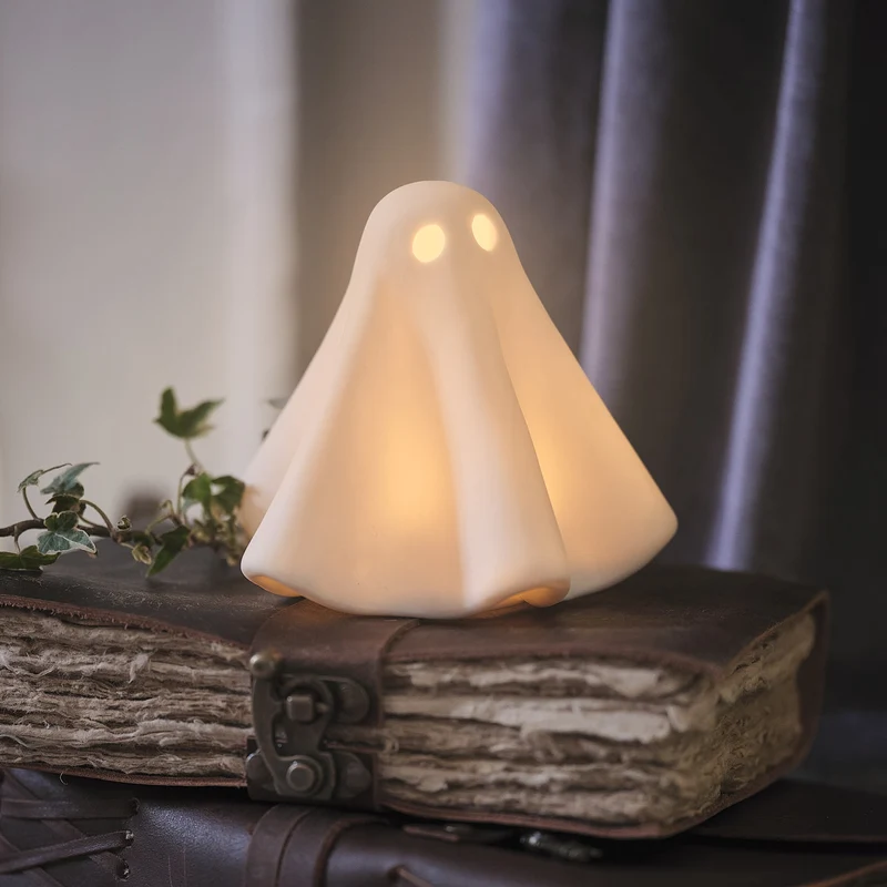 Gerald der LED-Halloween-Geist aus Porzellan