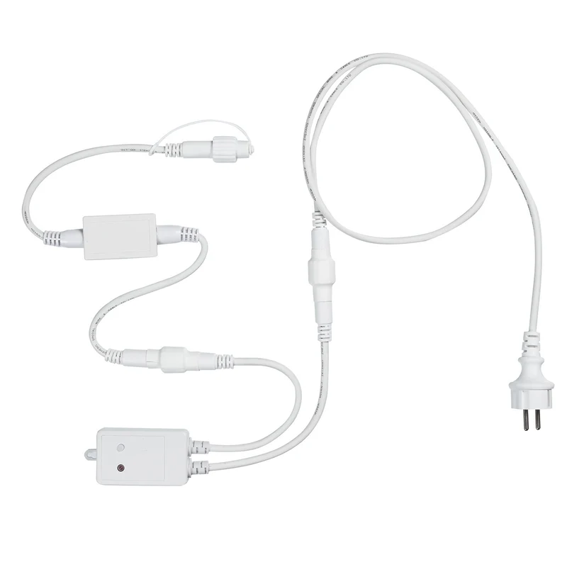 Pro Connect Stecker Weiß mit Timer (IP67-kompatibel)