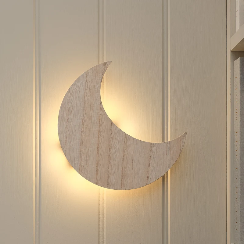 Mond Wandlicht fürs Kinderzimmer mit Fernbedienung & Timer