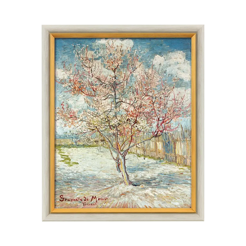 Bild 'Blühender Pfirsichbaum' (1888)