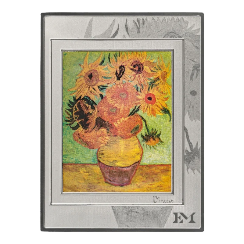 Silberbarren Ewige Meisterwerke 'Sonnenblumen' von Vincent van Gogh