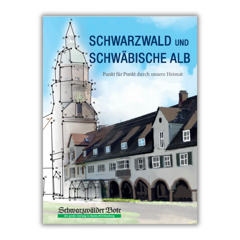 Punkt für Punkt-Malbuch Schwarzwald und Schwäbische Alb