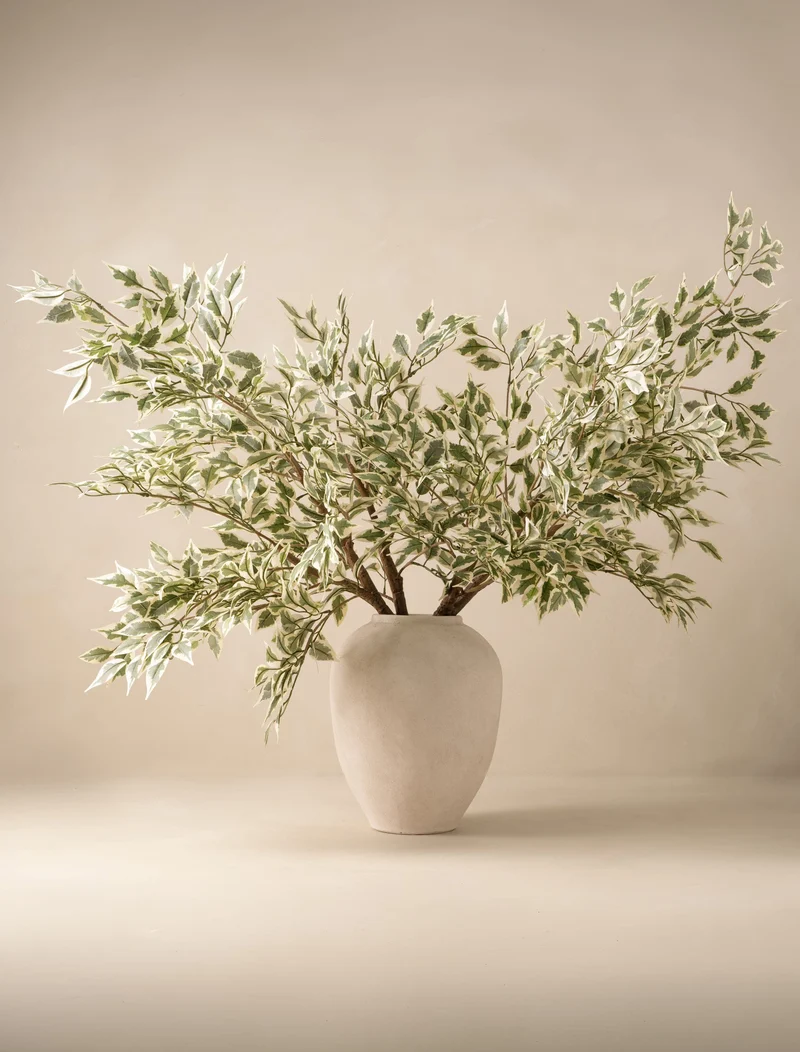 Faux Oversized Ficus Anastasia Branch (2 Branches)