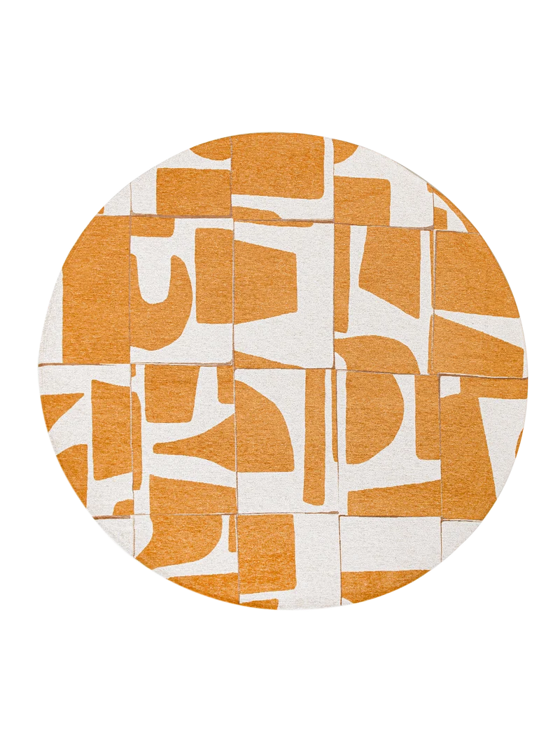 Craft Papercut Curry Runder Teppich