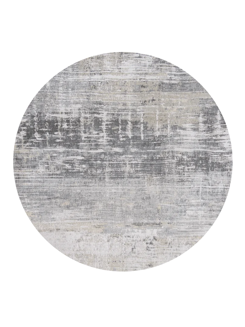 Atlantic Streaks Coney Grey Runder Teppich