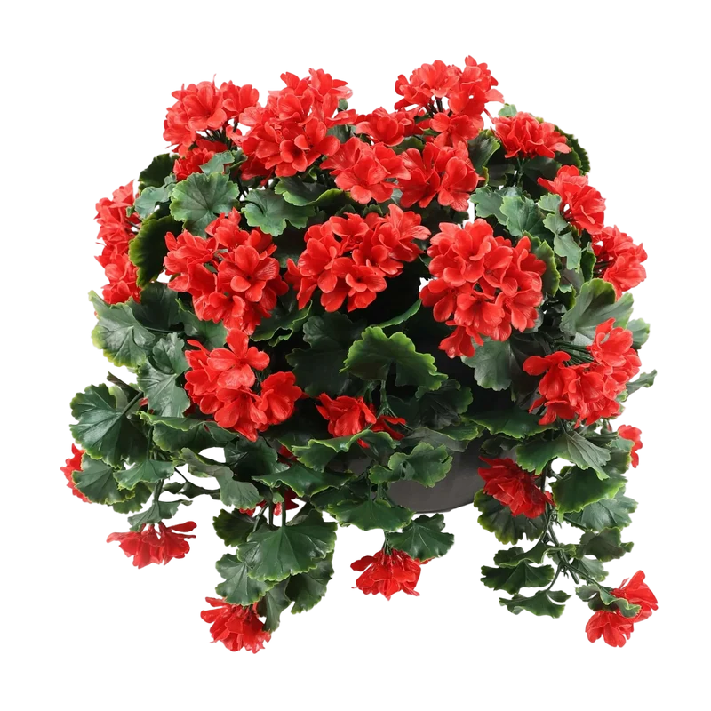 Künstliche Geranien Balkonkasten - Susanne | 46 cm