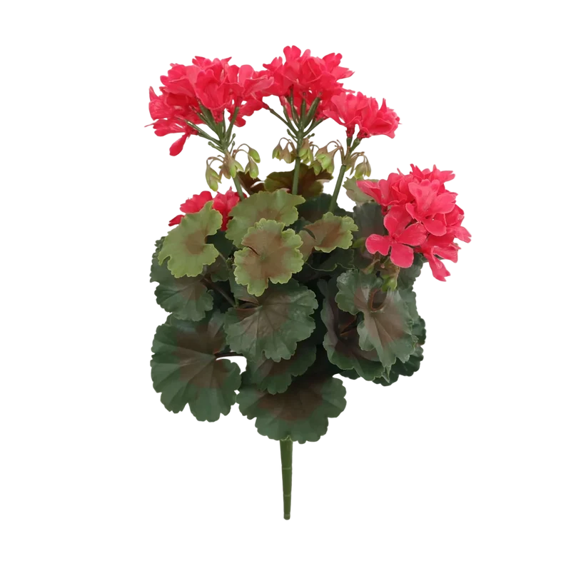 Künstliche Geranie - Perla | 40 cm fuchsia