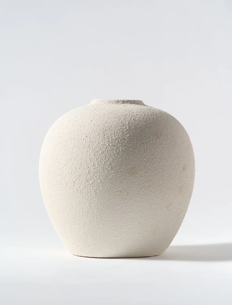 Zoe Ceramic Vase - Beige