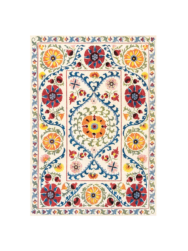 Antiquarian Suzani Origine Teppich