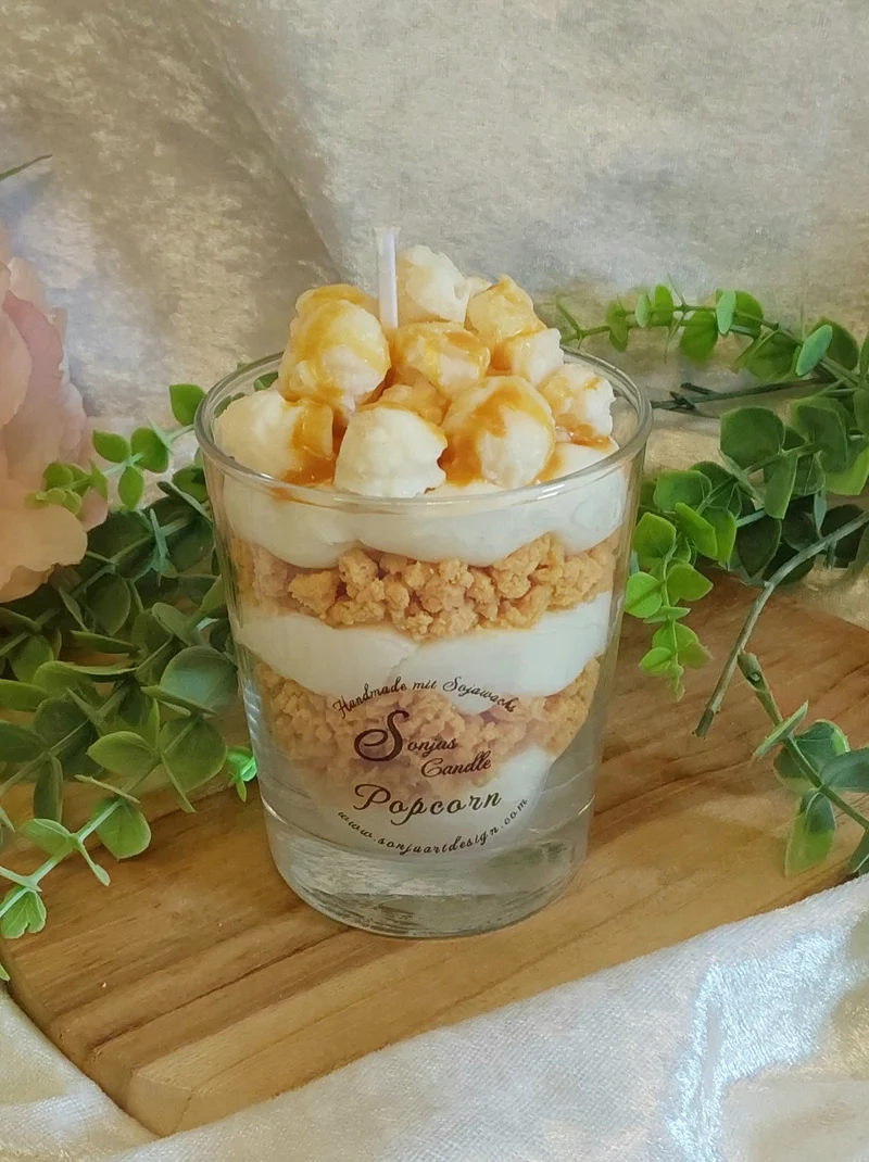 Popcorn Duftkerze