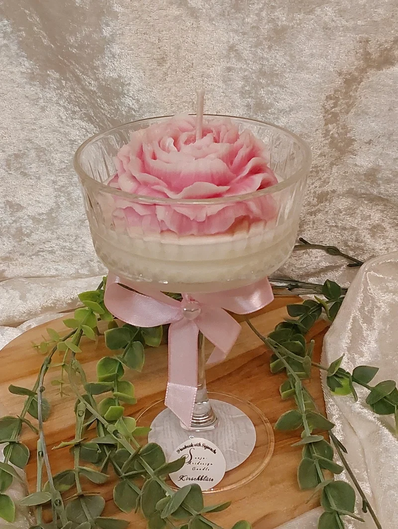 Kirsch-Blüten-Duftkerze
