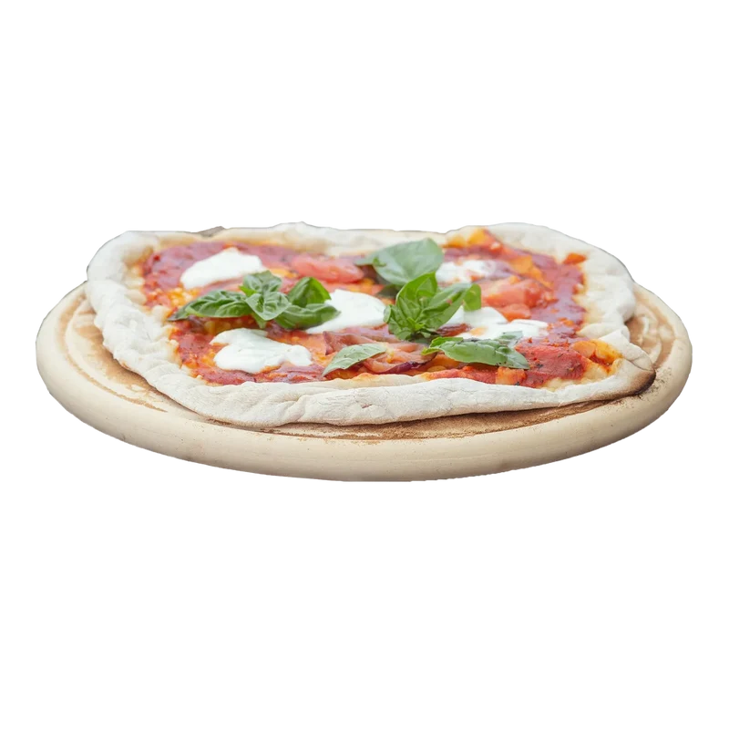 CeraFlam® Pizzaplatte für Backofen und Kugelgrill