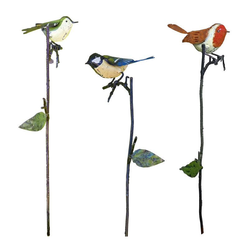 Gartenstecker Singvögel 3-teilig