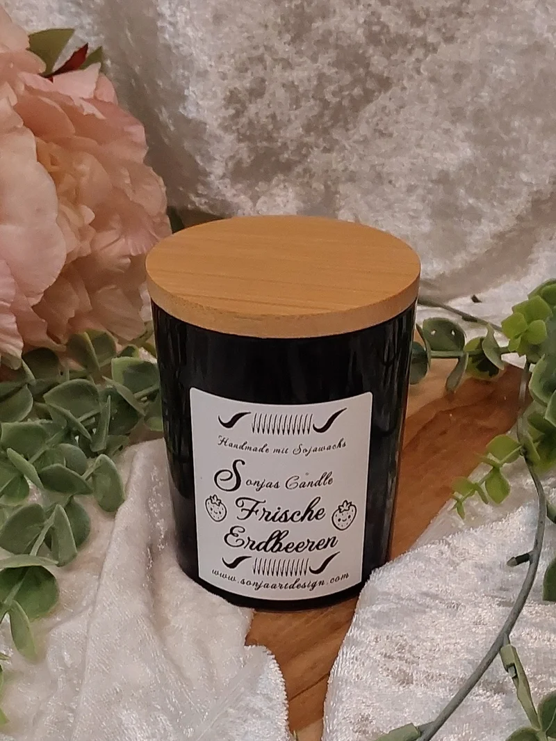 Duftkerze Frische Erdbeeren