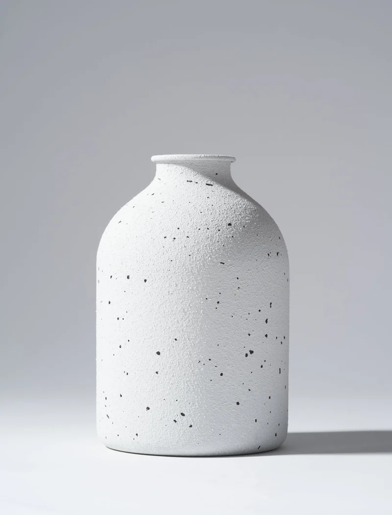 Arlo Vase - Speckled White