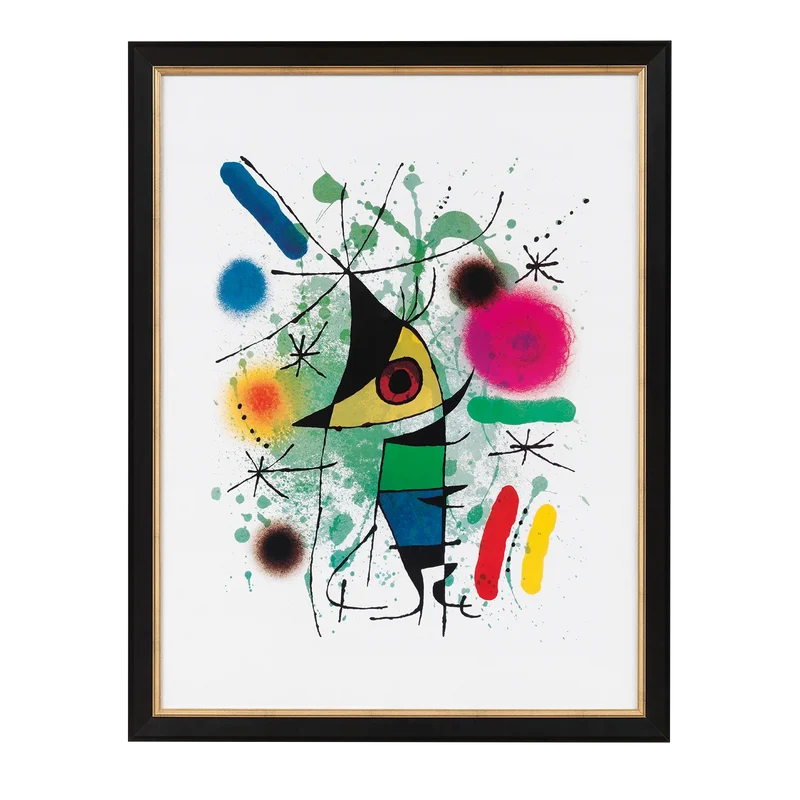 Bild 'Der singende Fisch' (1972), gerahmt