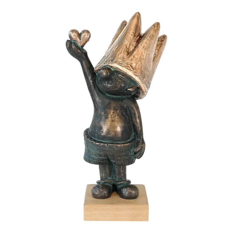 Skulptur 'Guck maaal... für Dich' Bronze