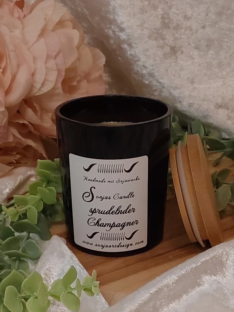 Duftkerze sprudelnder Champagner