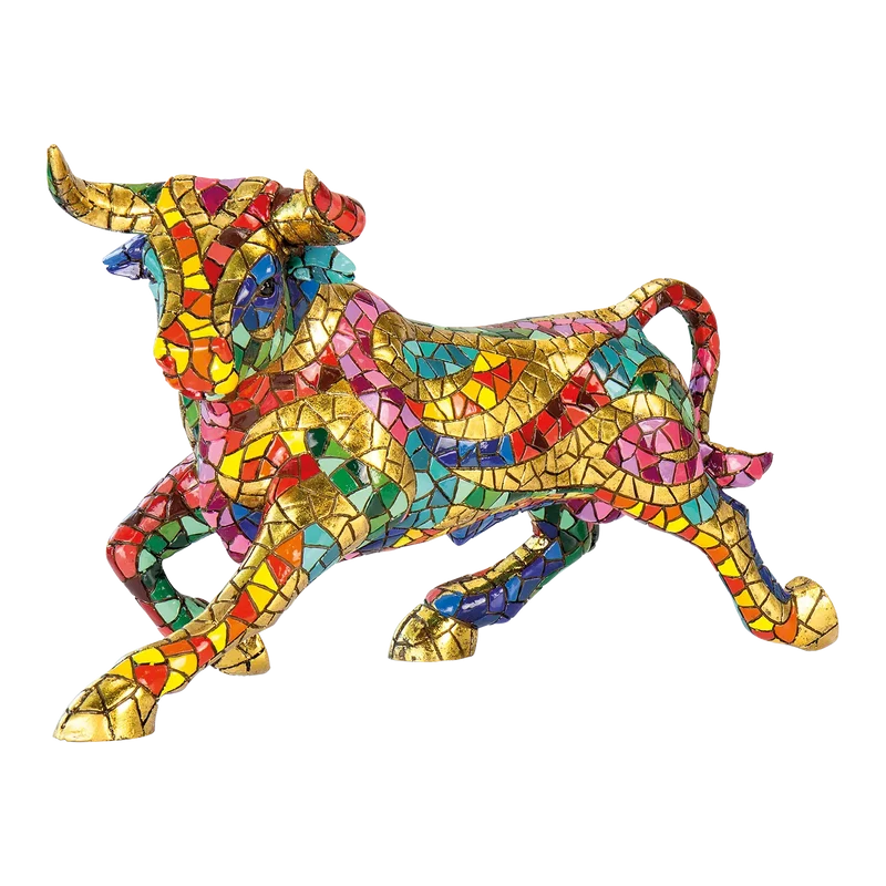 Mosaikfigur Stier "El Toro Mosaico"