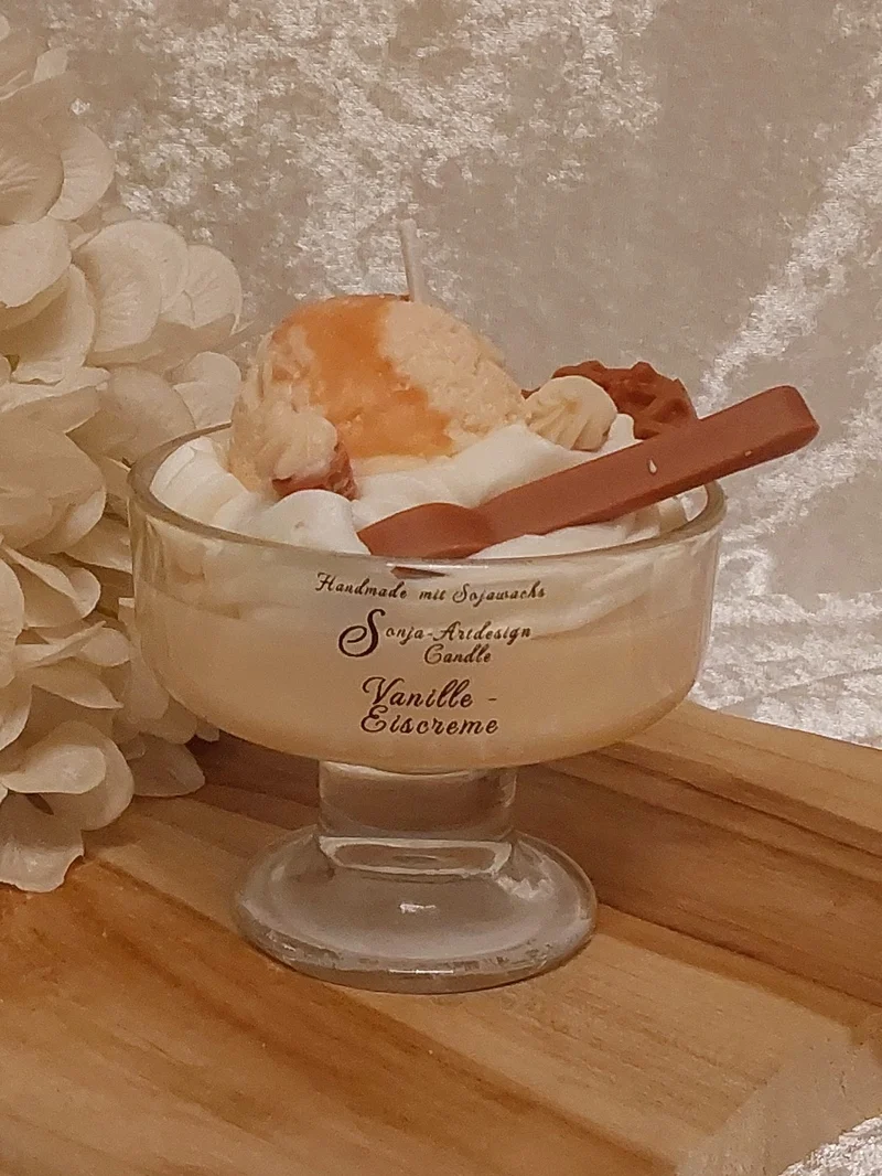 Vanille-Eiscreme Duftkerze
