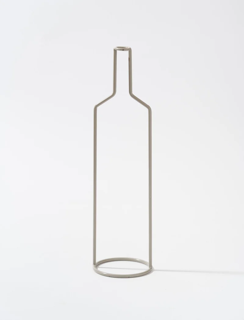 Tall Outline Vase no1 - Slate Grey