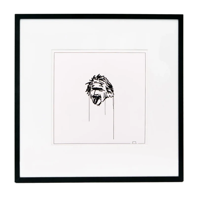 Kunstdruck Albert Einstein