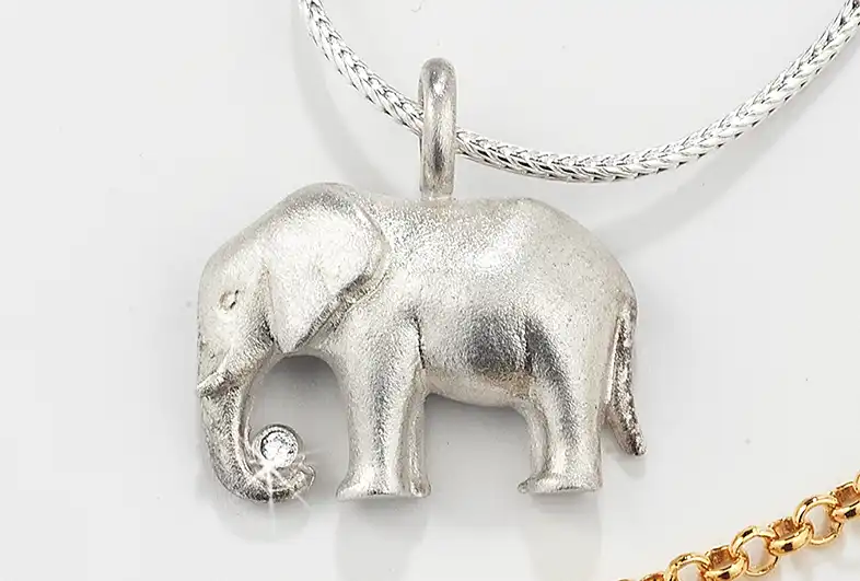 Collier "Glückselefant"