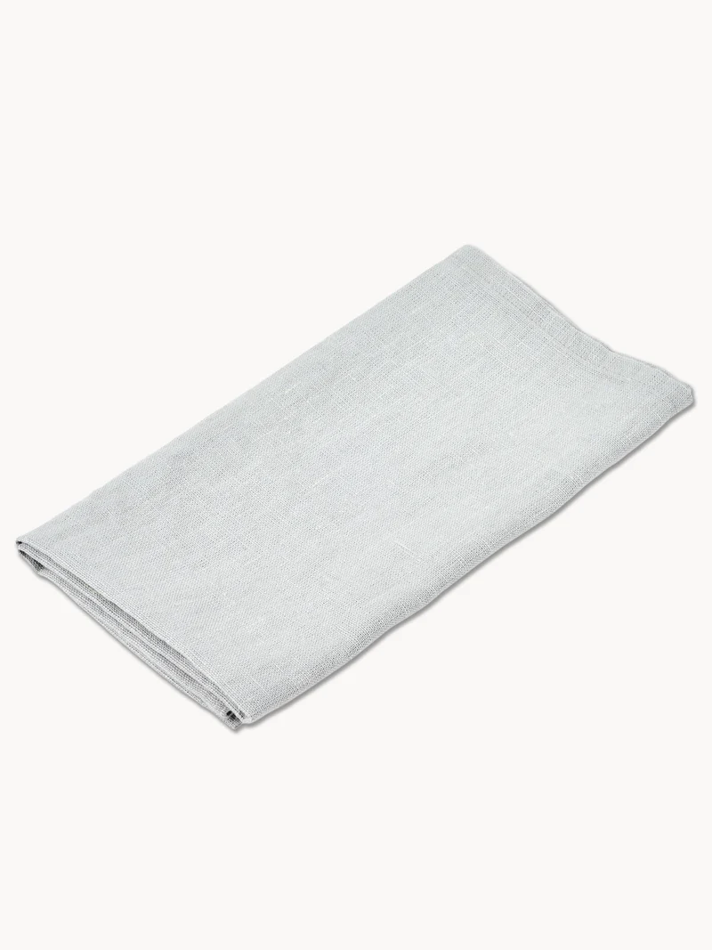 Vilnius Serviette aus reinem Leinen – Farbe Ciel, 45 × 45 cm