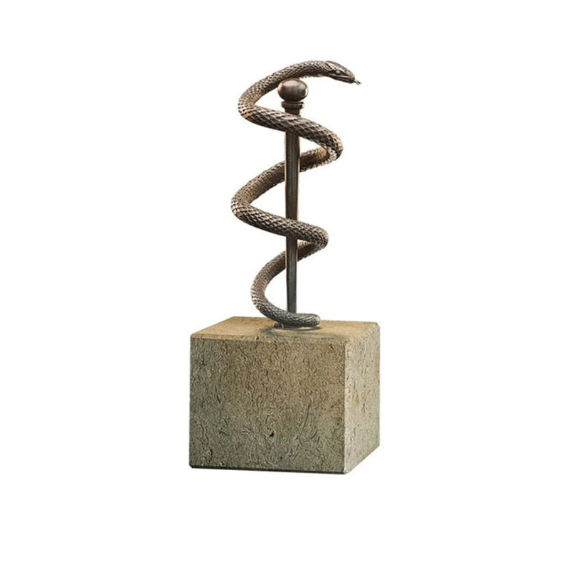 Skulptur "Äskulapnatter"