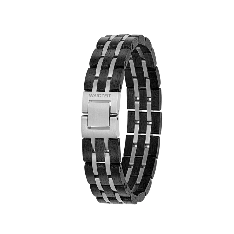Elementarmband Herren Ebenholz-Silber