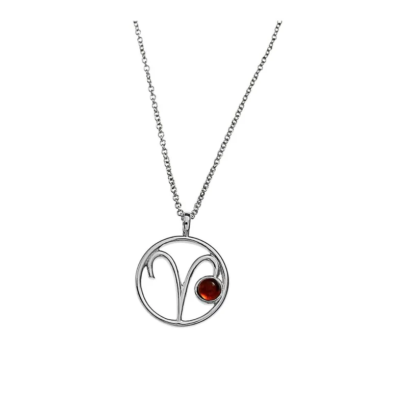 Kettenanhänger Sternzeichen Widder, mit Kette