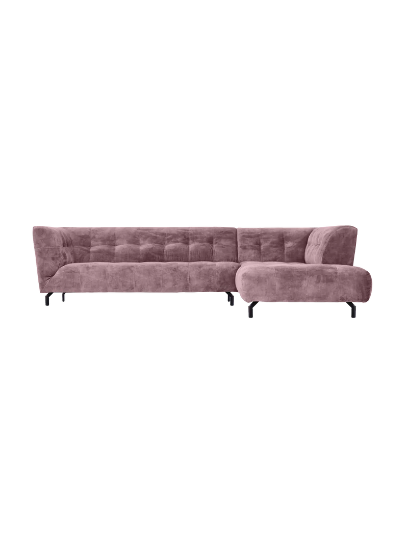 Ecksofa Easy – modernes Designsofa mit Metallfuß in vielen Farben