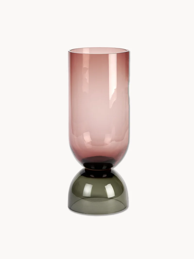 Vasari Vase aus Glas | Ø 12 cm | H 32 cm