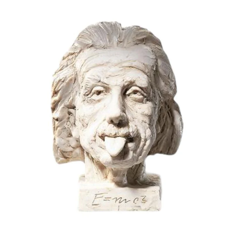 "Einstein-Kopf" (klein), Kunstguss