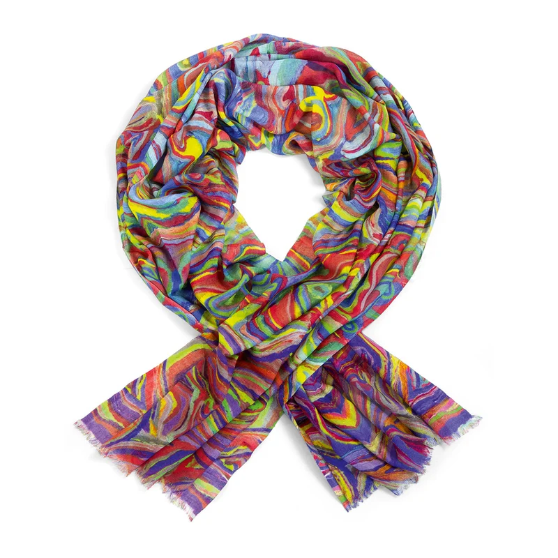 Pashmina-Schal "Regenbogen"